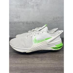 Nike Metcon 8 Flyease Mens 11.5 Running Shoes White Green Trainer DO9388-006